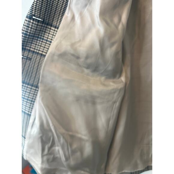 Baum und Pferdgarten NWT Bodia Oversized Blazer Blue Plaid Check Jacket Size 12 - Picture 11 of 12